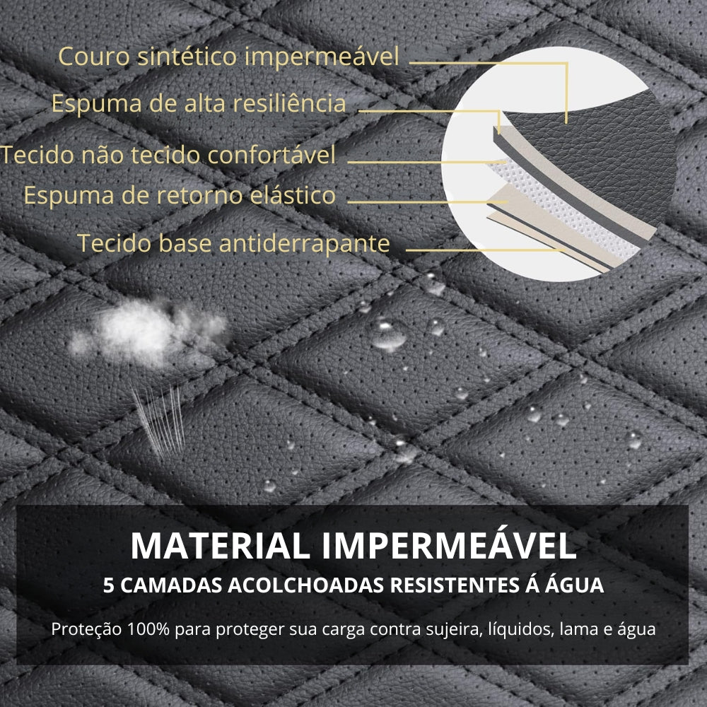 Capas de Bancos Premium | Bancos Dianteiros e Traseiros + Cabeceiras